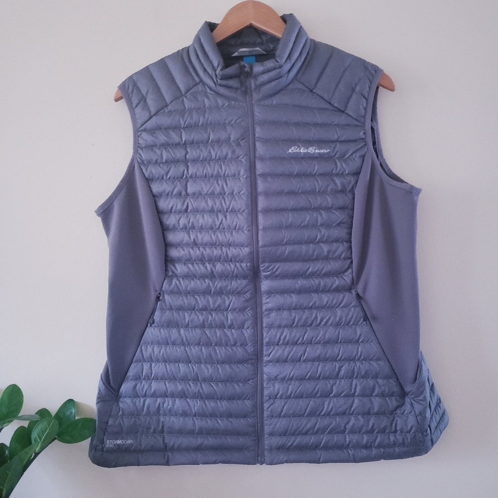 Eddie Bauer NWOT  First Ascent Stormdown 800 Women's Down VEST XL ( $129)